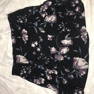 Kendall and Kylie Floral pleated skirt